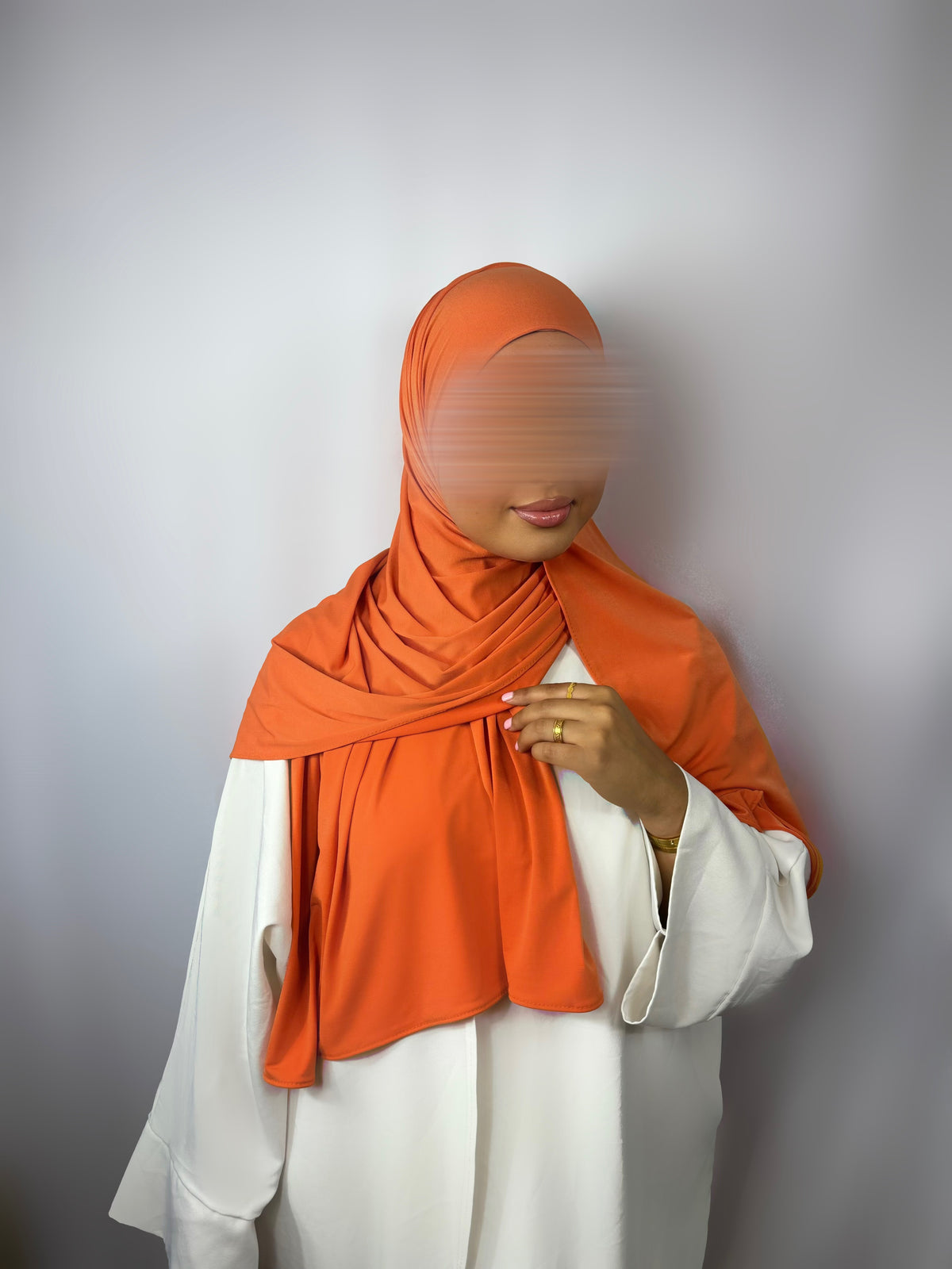 Voile Coton Premium - Orange Clémentine
