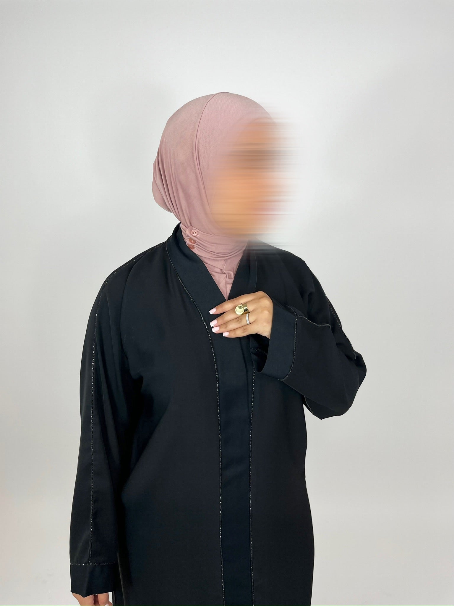 Cagoule Jersey premium - Rose Poudré