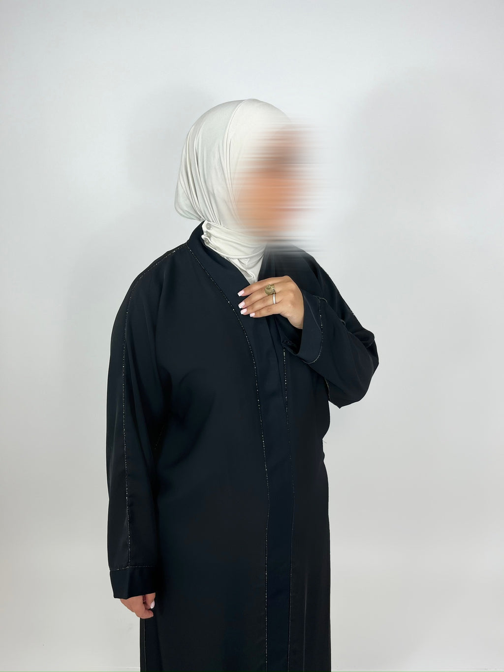 Cagoule Jersey Premium à Clips – Beige clair