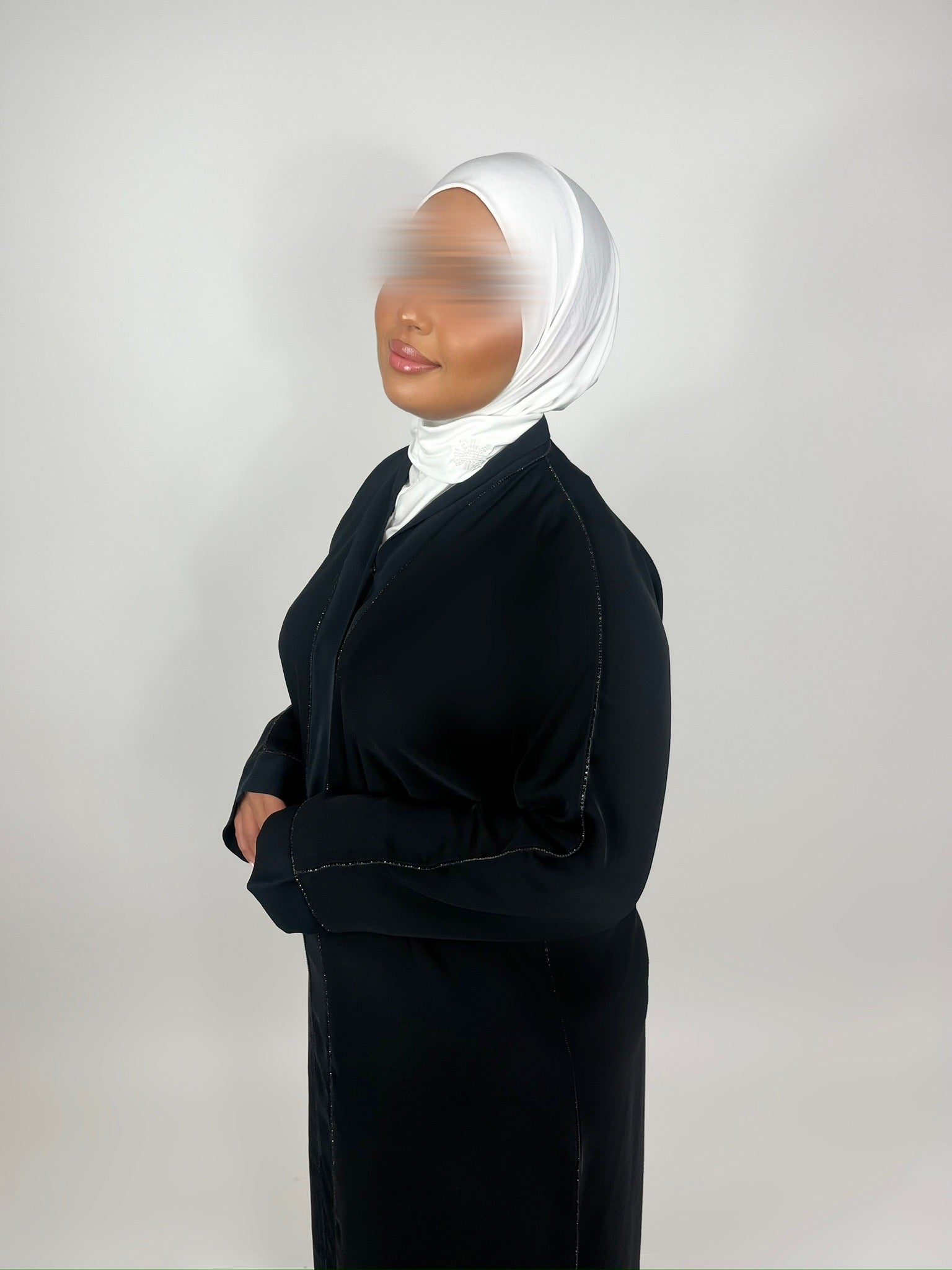 Cagoule Fleurie - Blanc