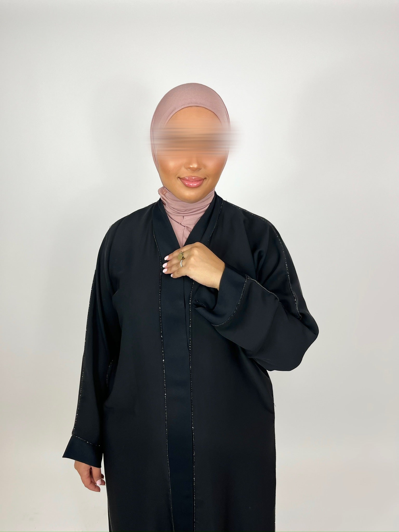 Cagoule Jersey premium - Rose Poudré