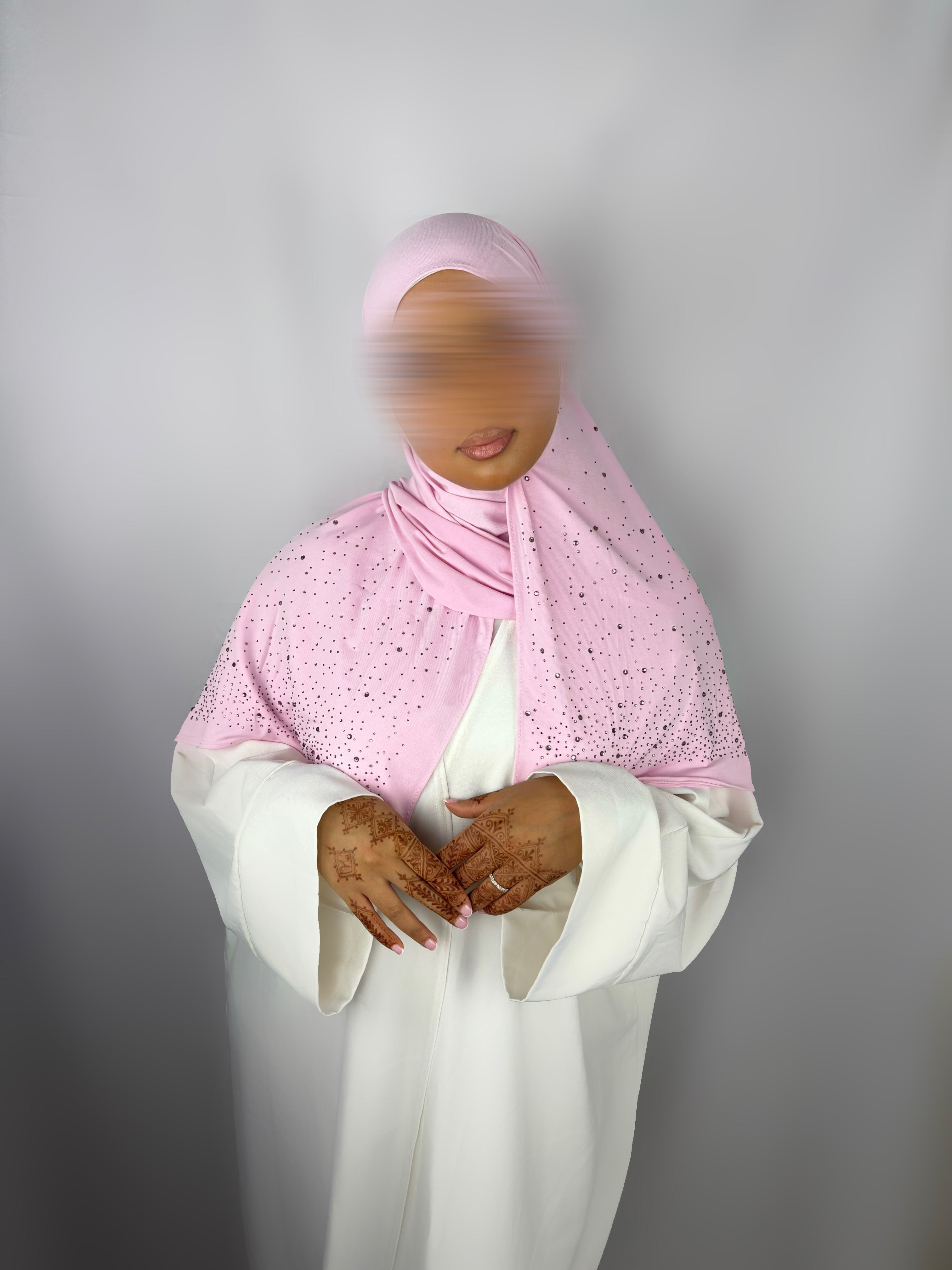 Voile Hiney sparkle - Rose barbie