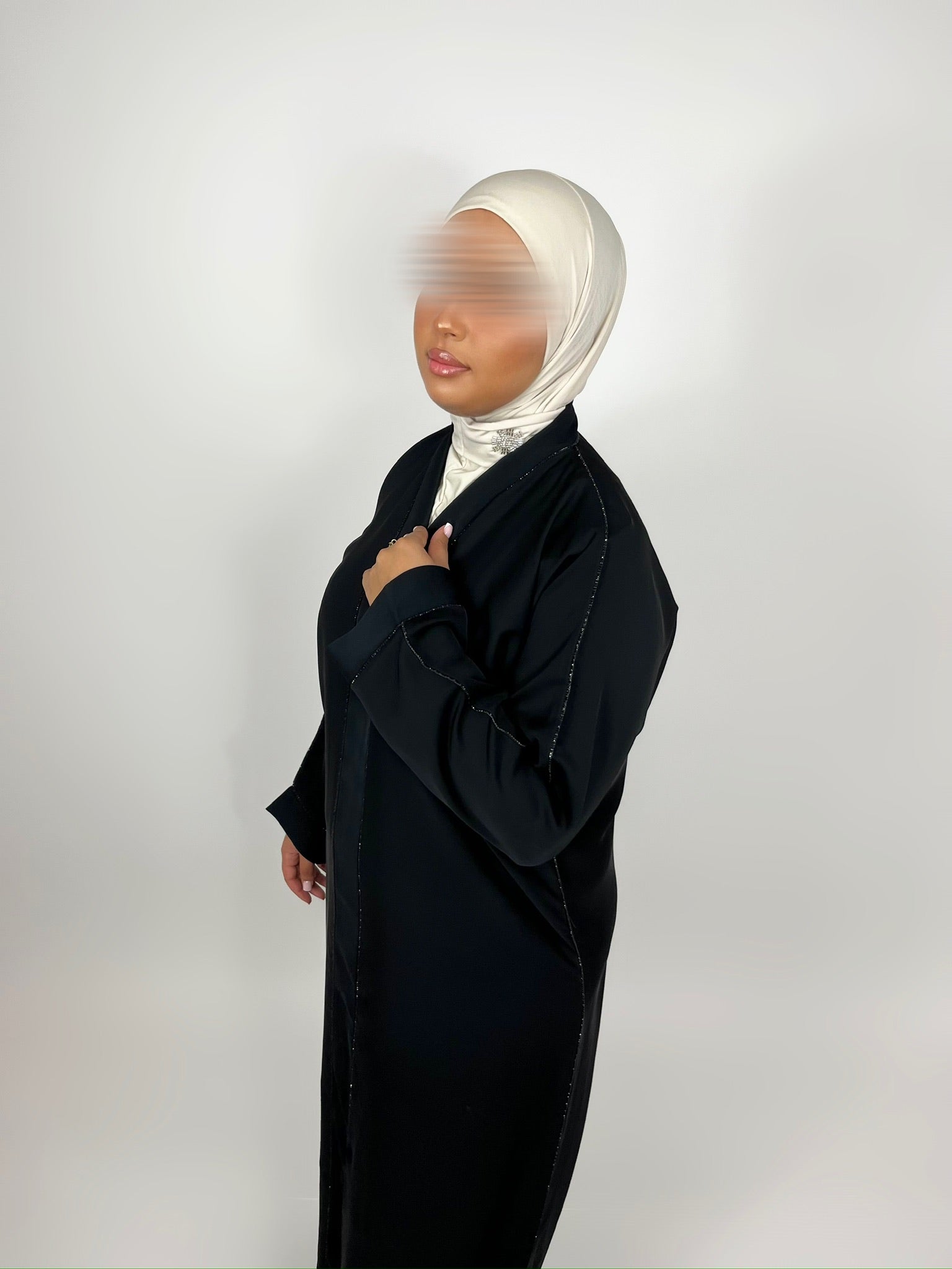 Cagoule Fleurie - Beige