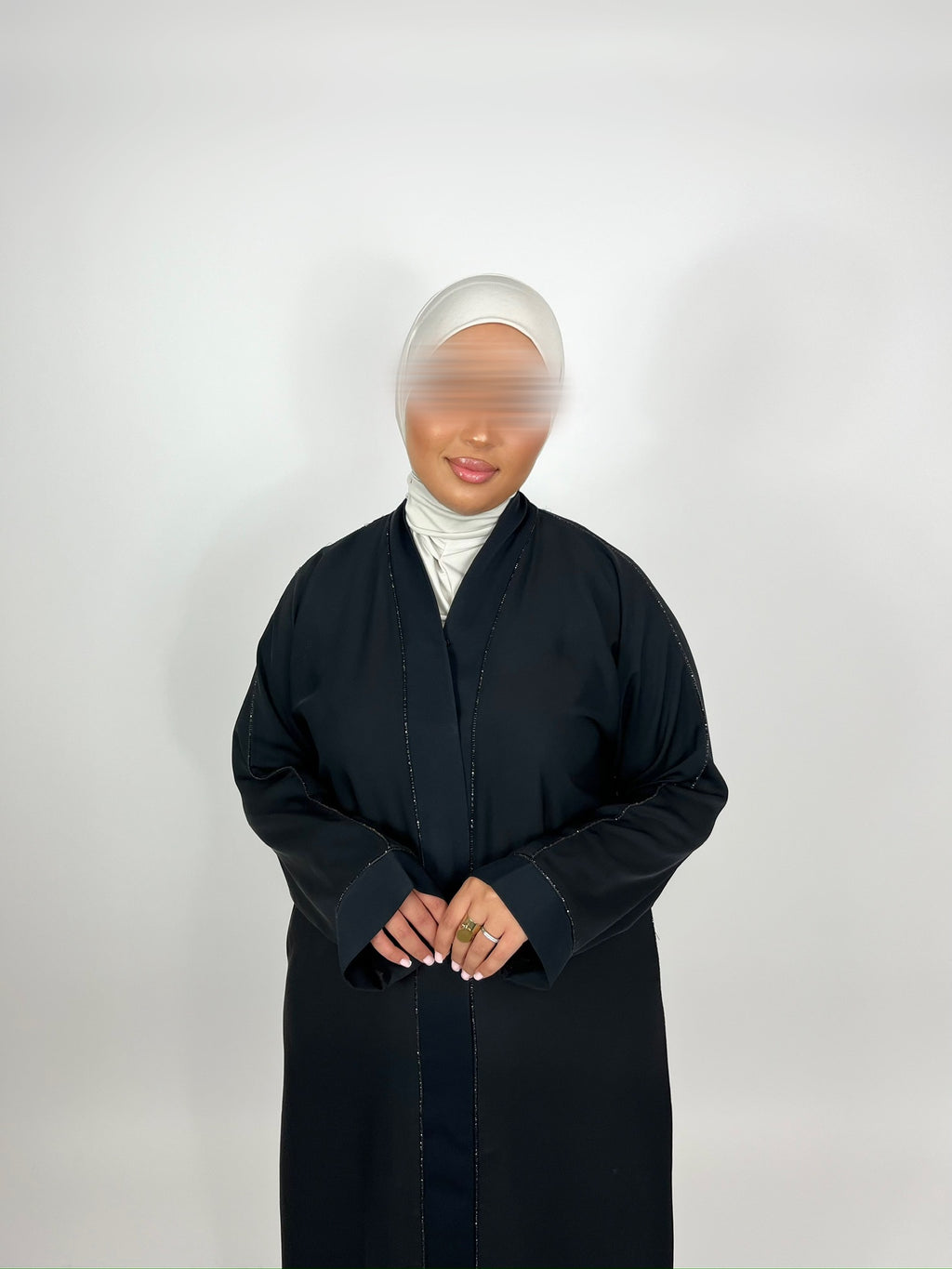 Cagoule Jersey Premium à Clips – Beige clair