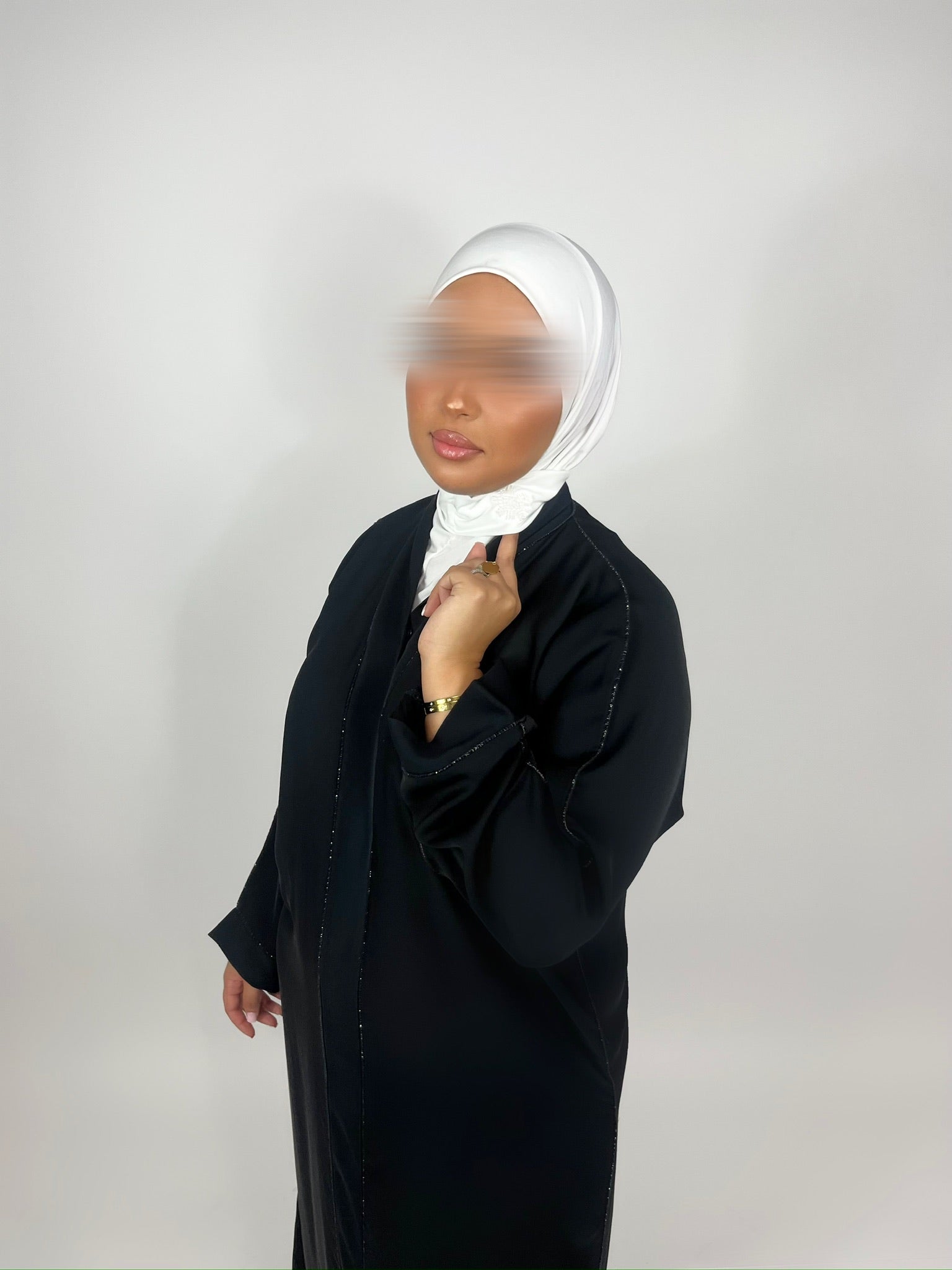 Cagoule Fleurie - Blanc