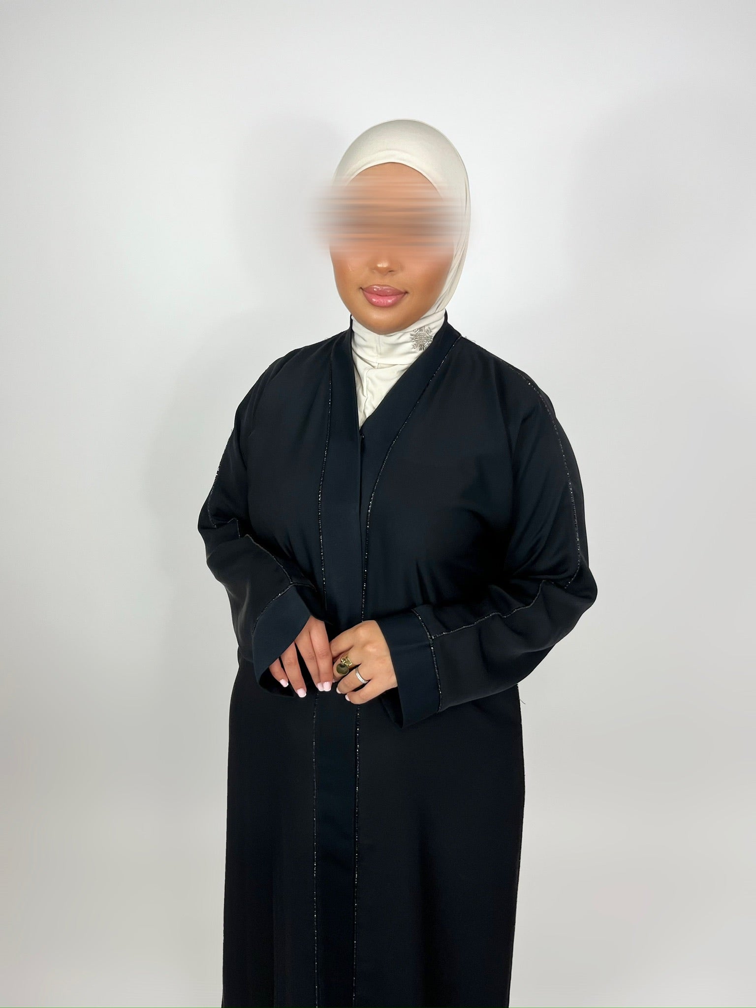 Cagoule Fleurie - Beige