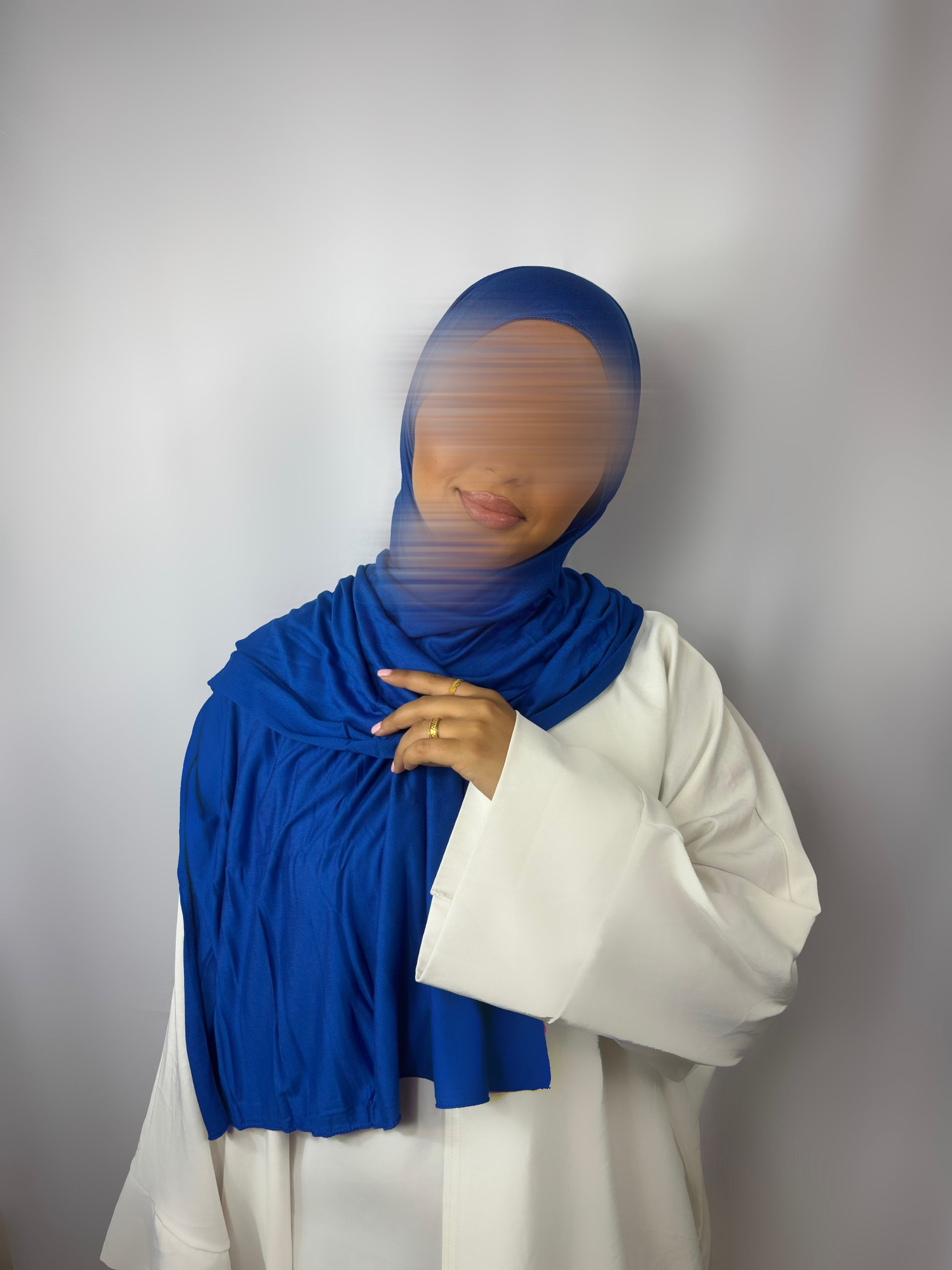 Voile Coton Premium - Bleu roi