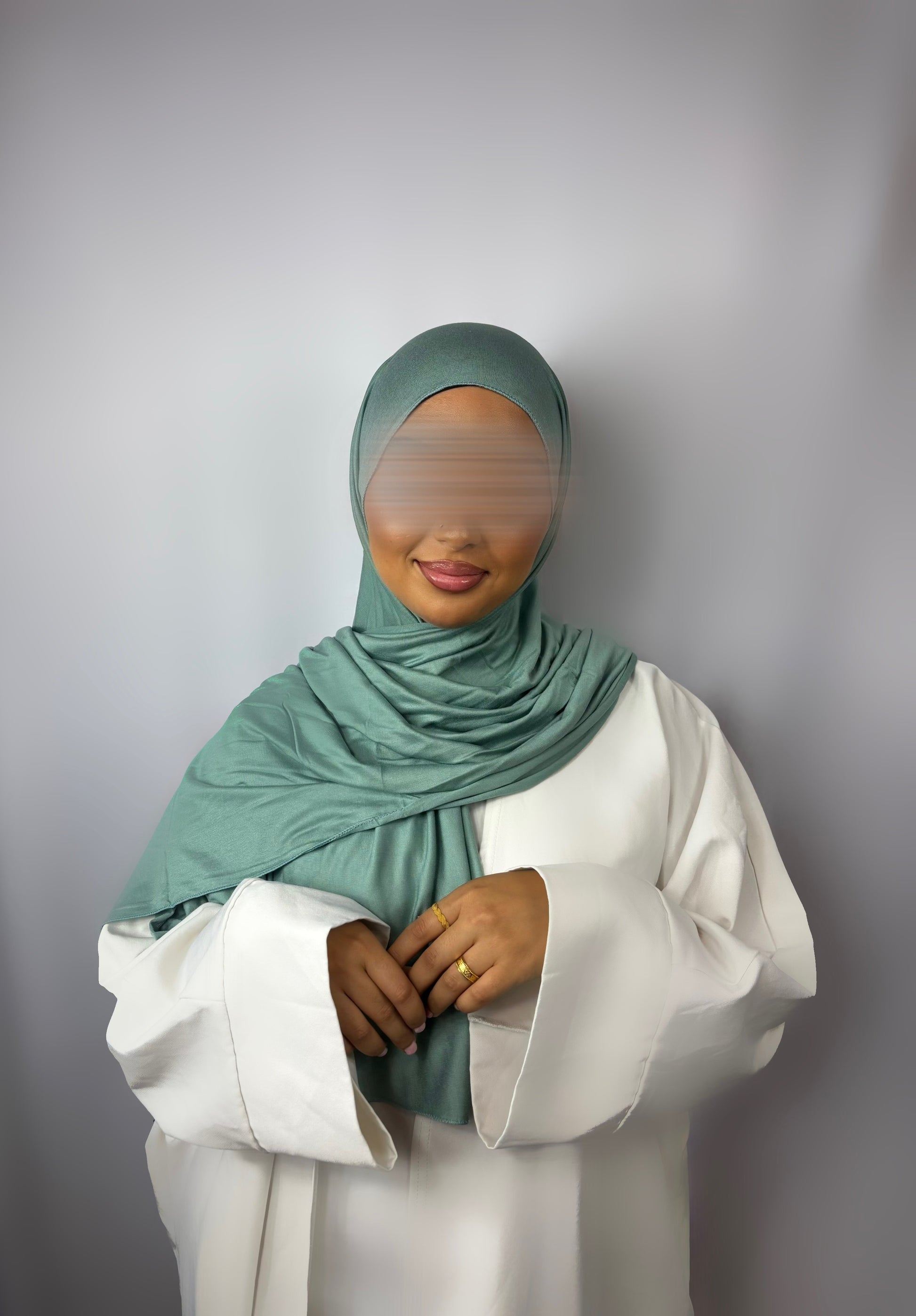 Voile Coton Premium - Vert eau