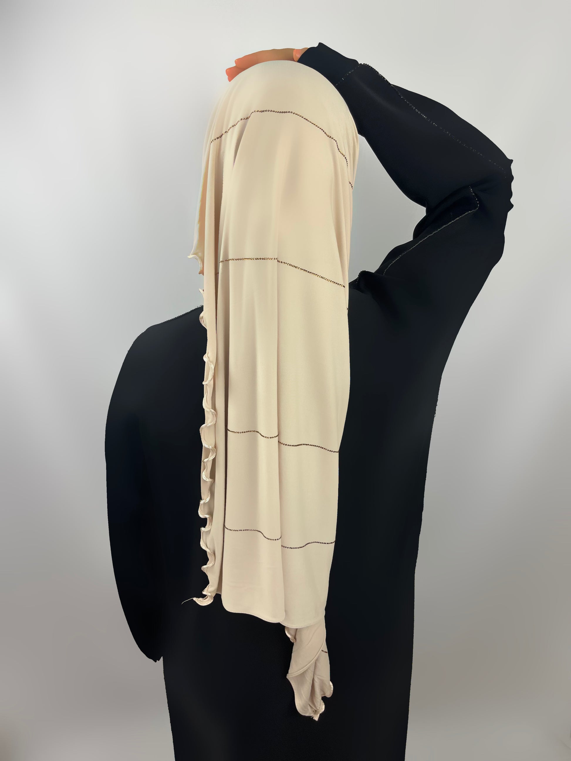 Voile Full Strass Jersey Premium -BE