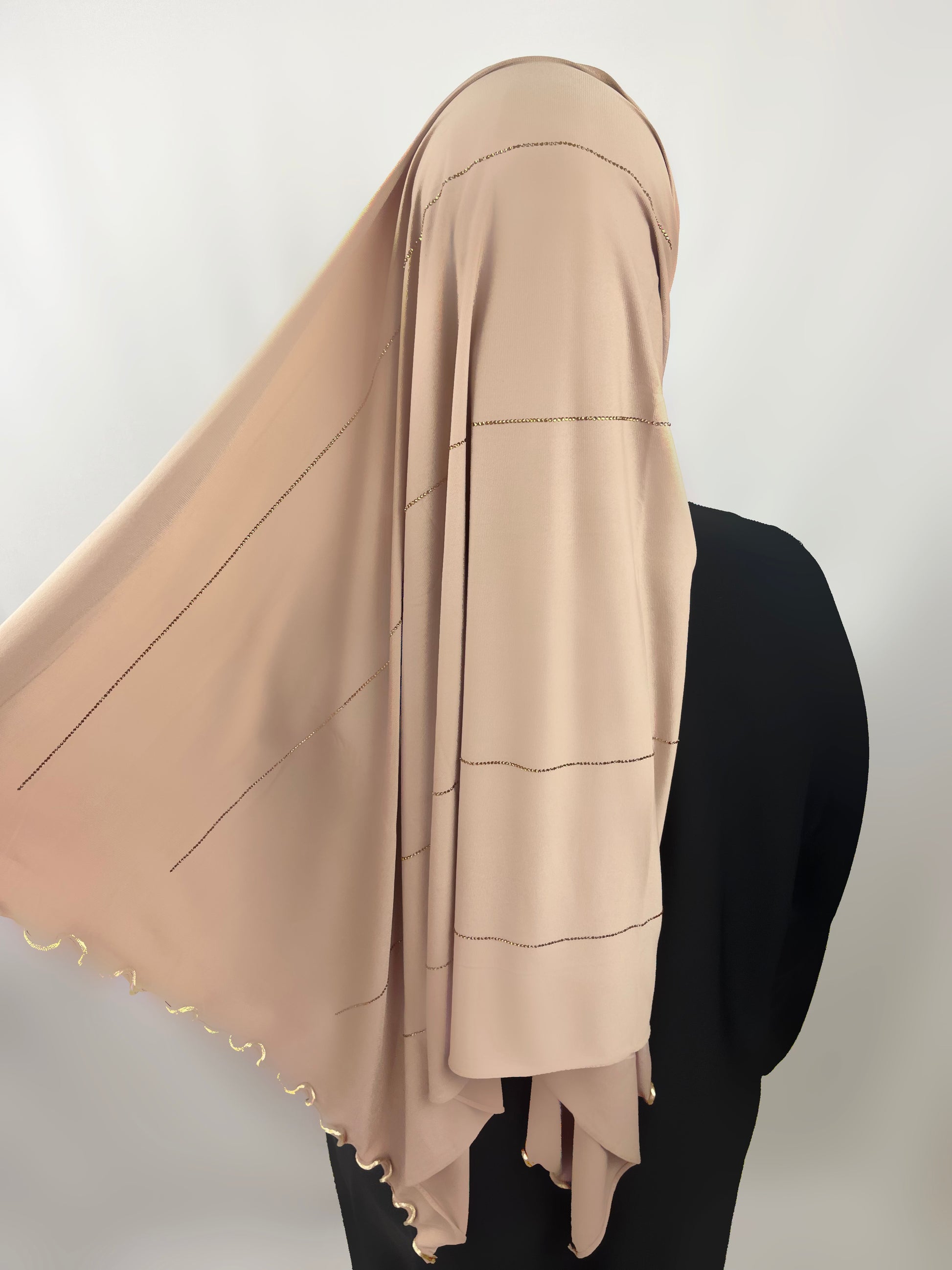 Voile Full Strass Jersey Premium -BF