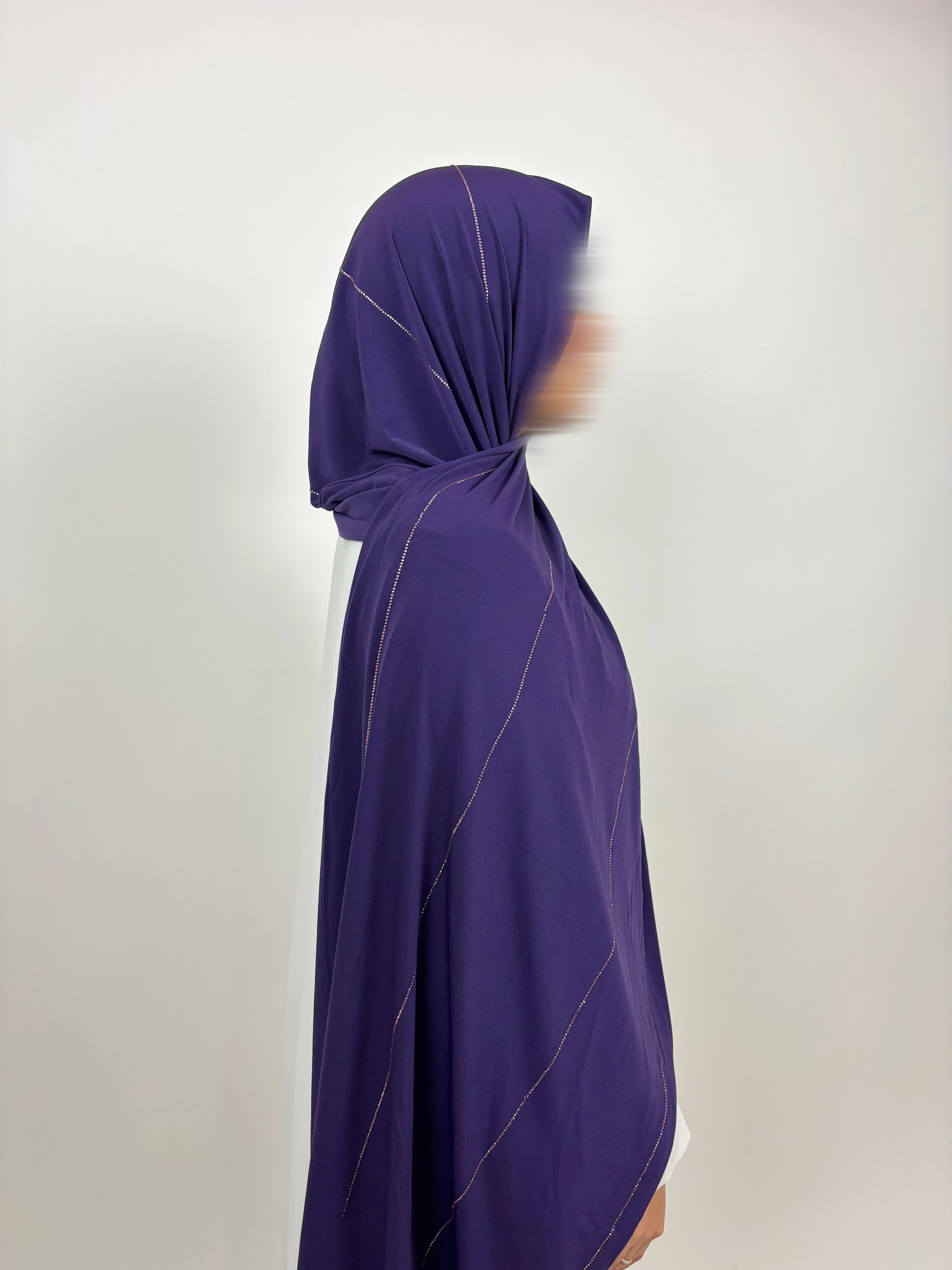 Voile Full Strass Jersey Premium -SH