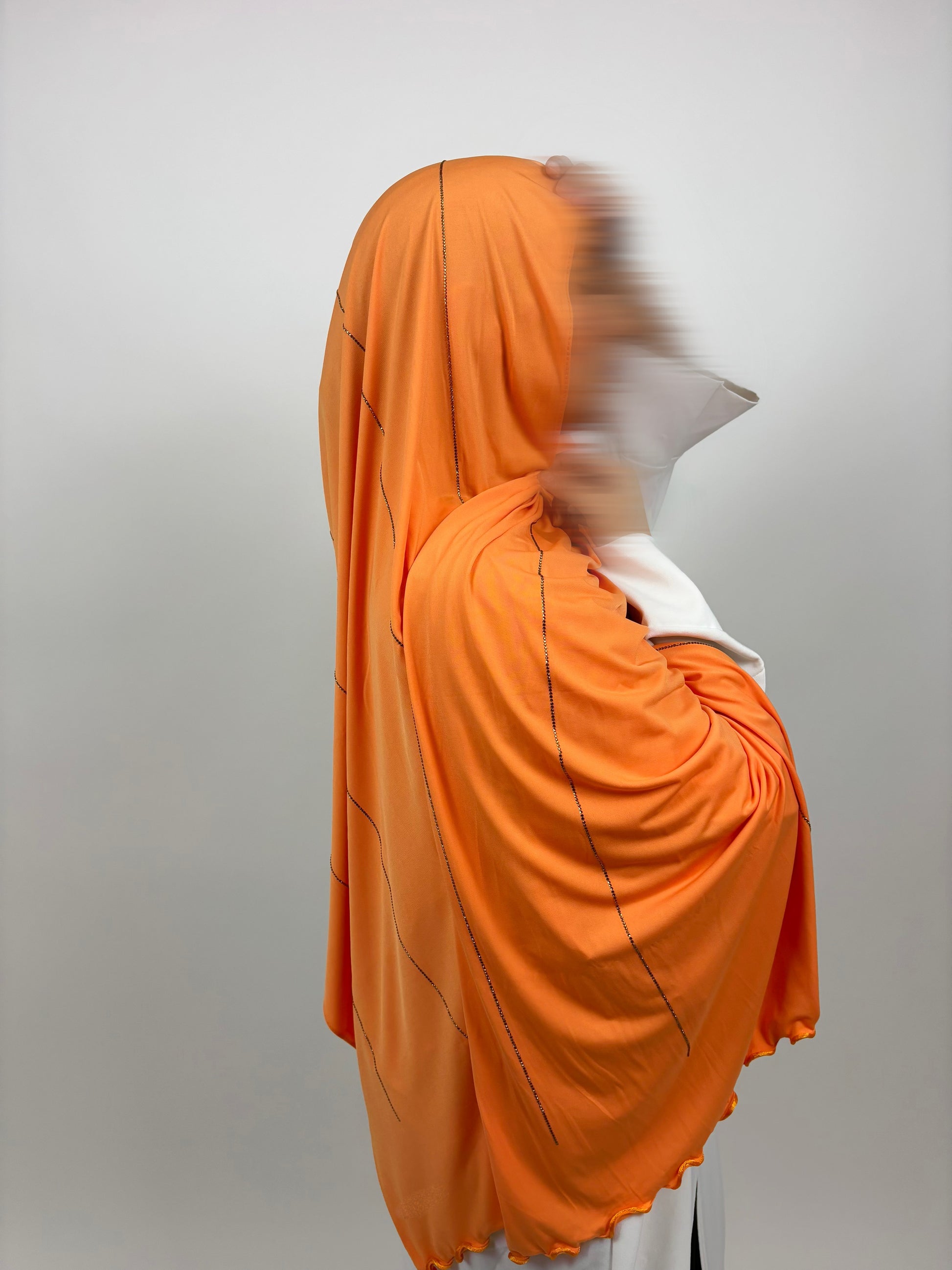 Voile Full Strass Jersey Premium - O