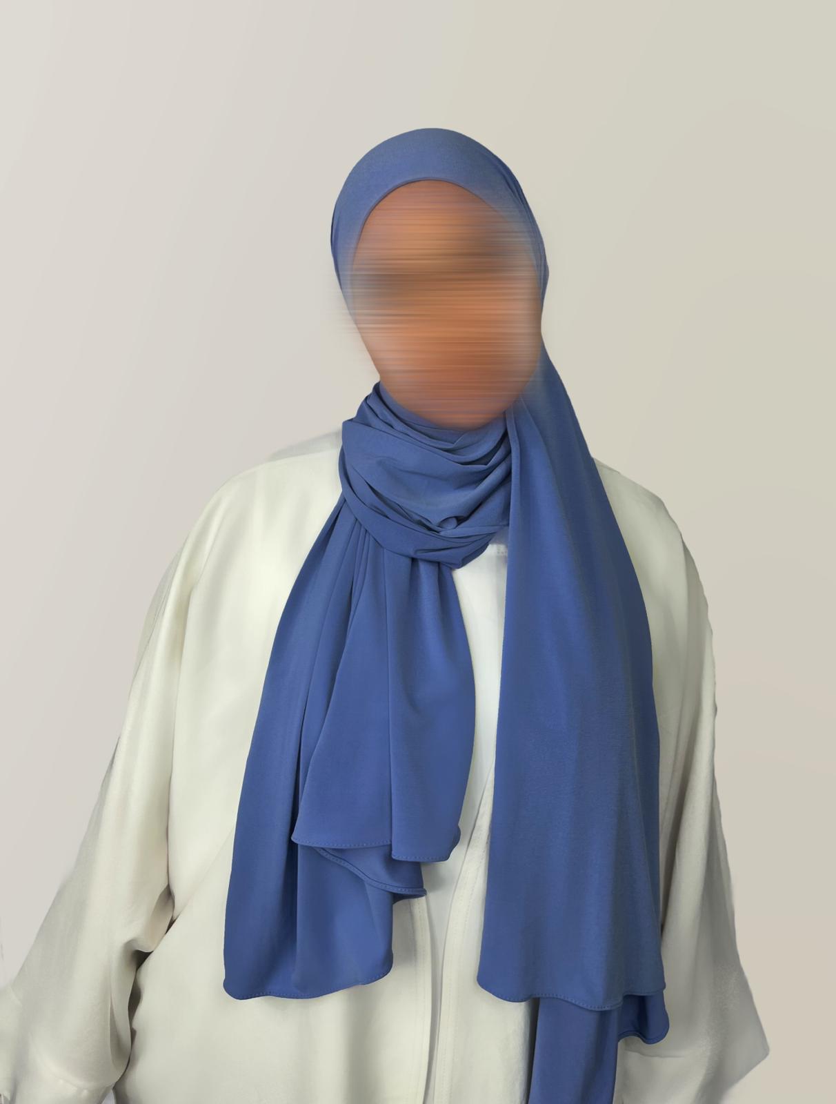 Voile Jersey Premium – Bleu Denim