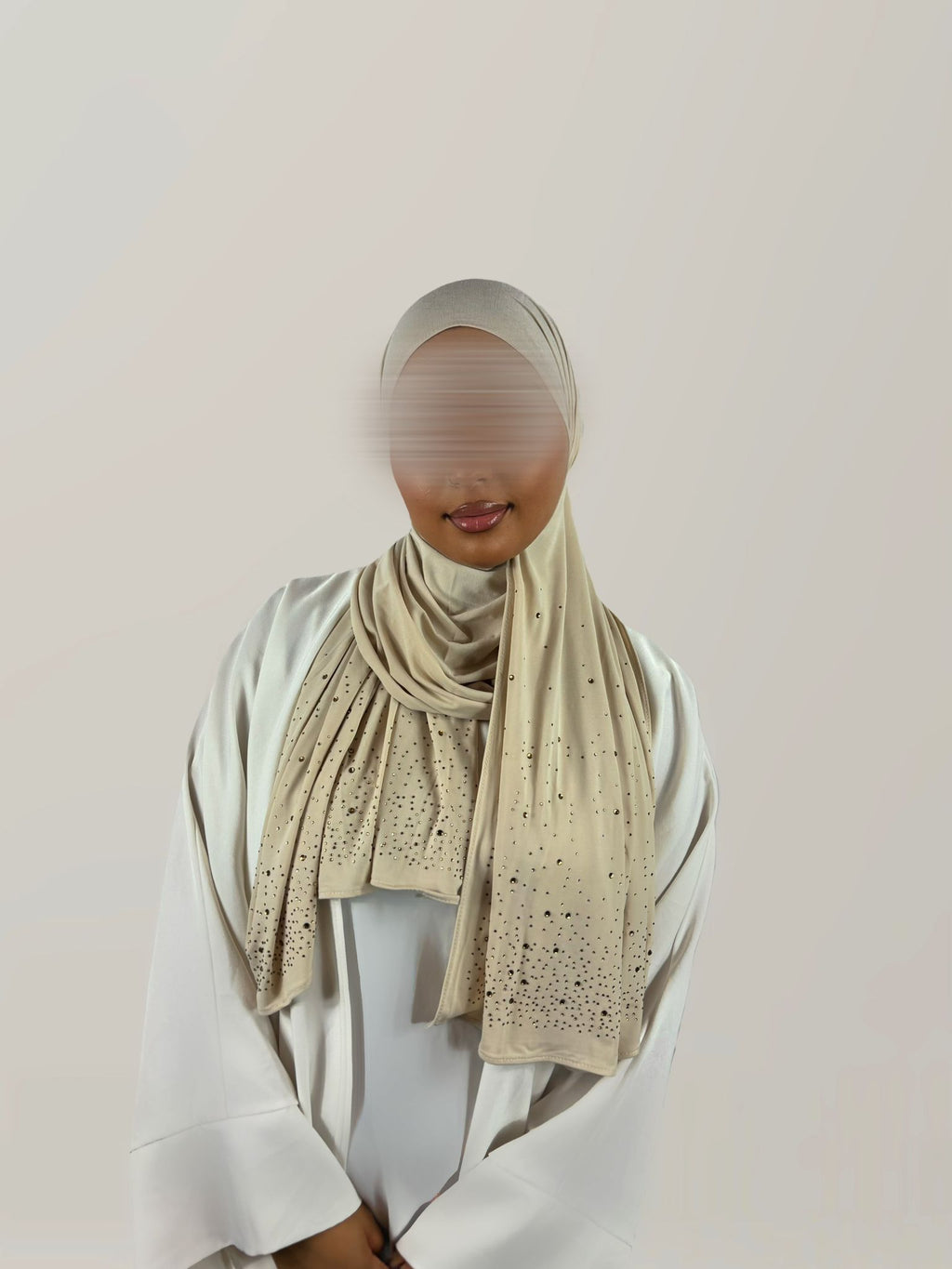 Voile Hiney sparkle - Beige
