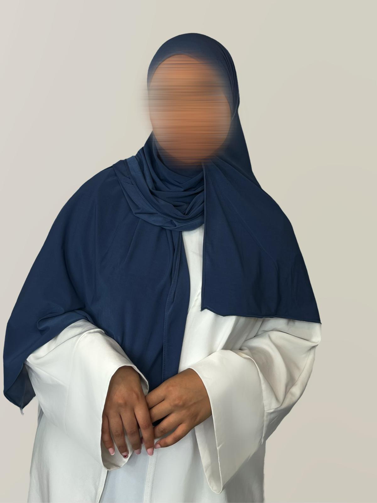 Voile Jersey Premium – Bleu Prusse