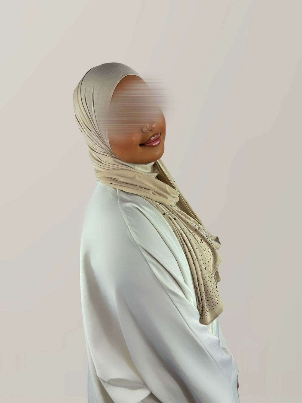Voile Hiney sparkle - Beige
