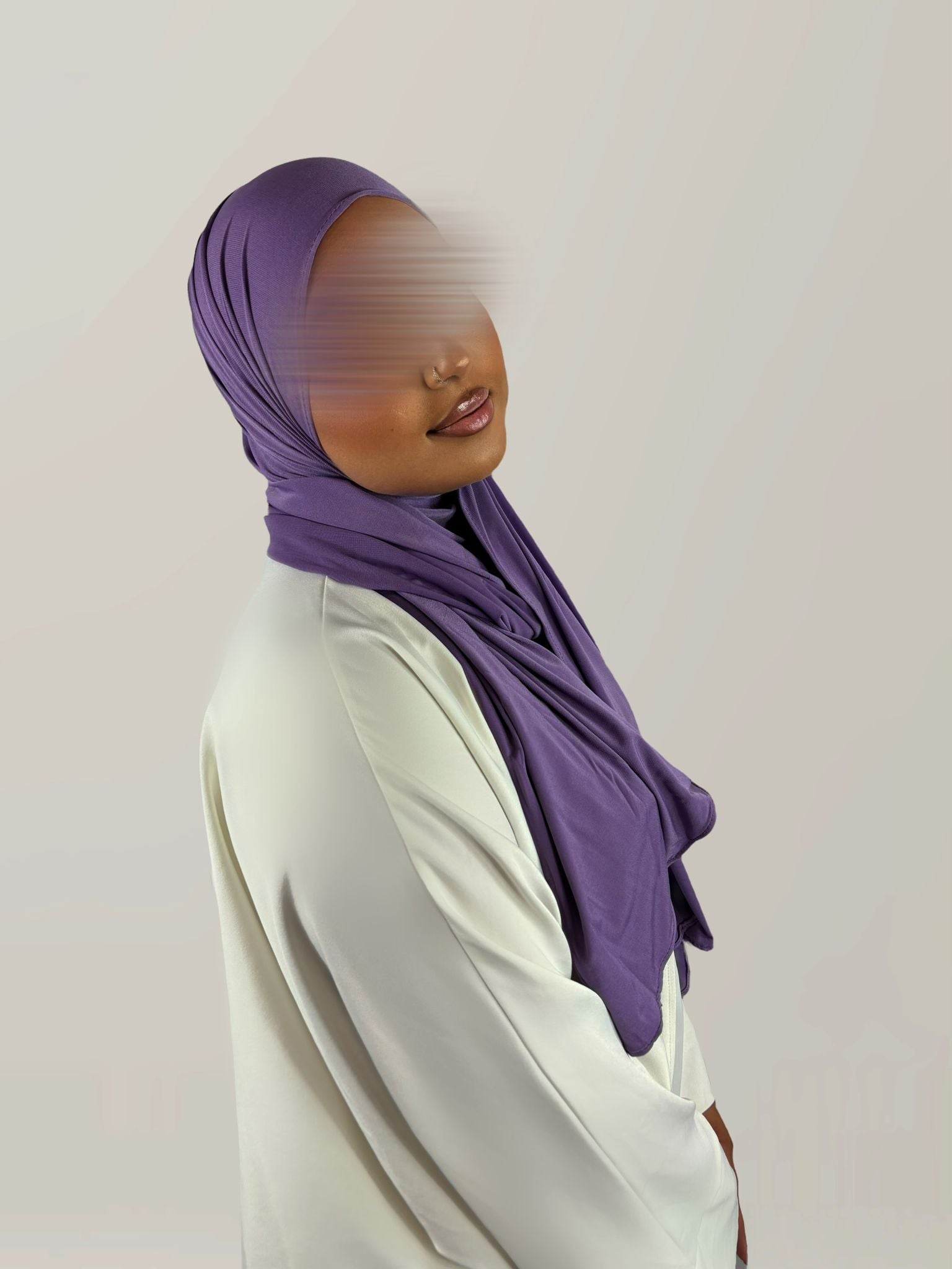Voile Jersey Premium – Lila Foncé
