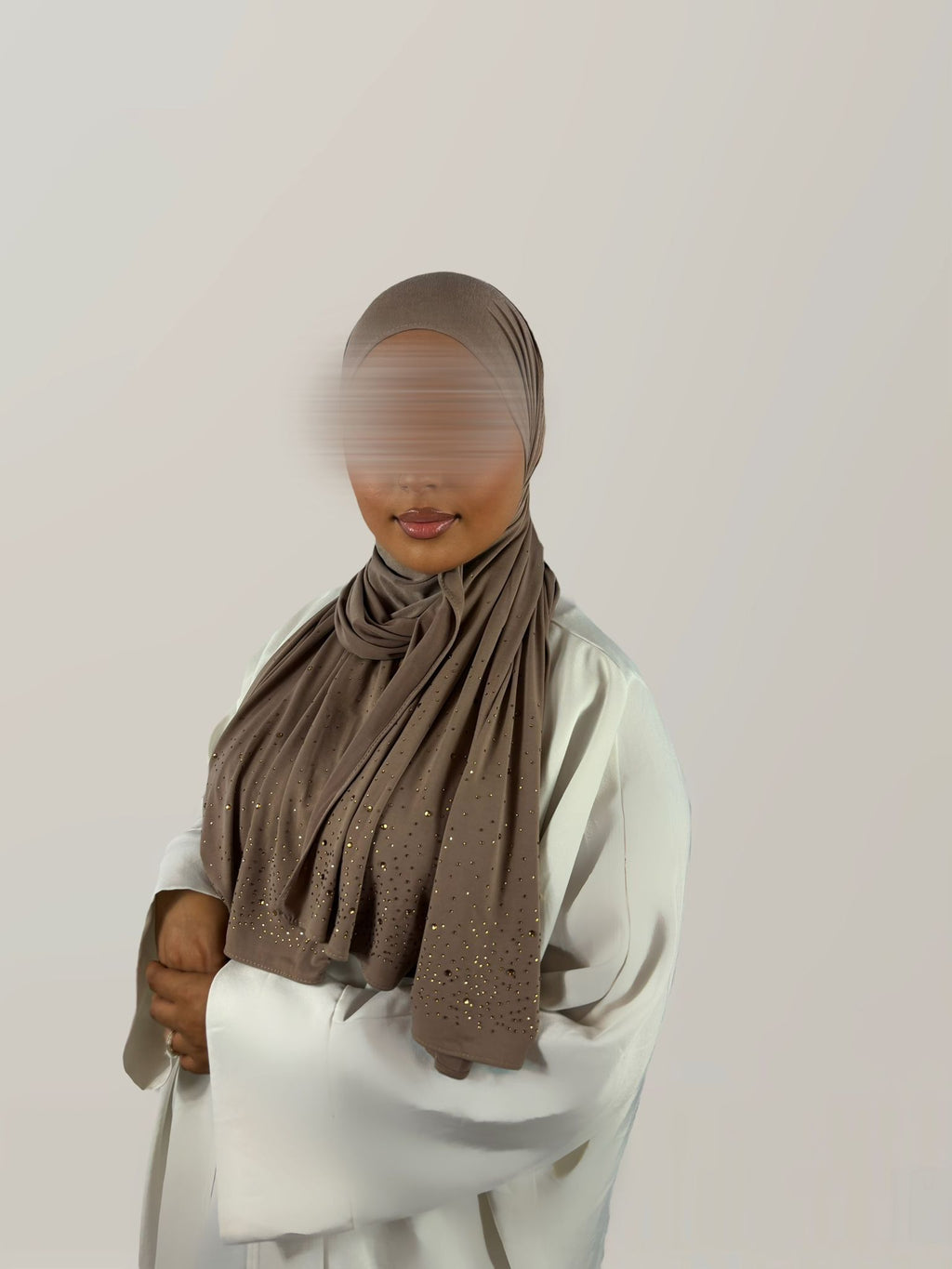Voile Hiney sparkle - Taupe
