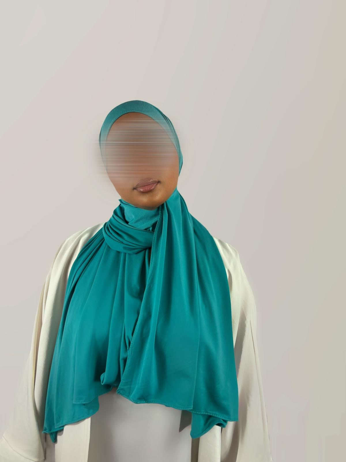 Voile Jersey Premium – Vert Azur