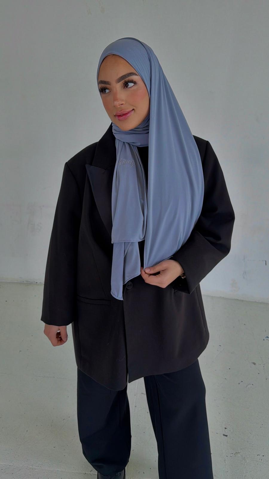 Voile Jersey Premium –  Gris Chaud