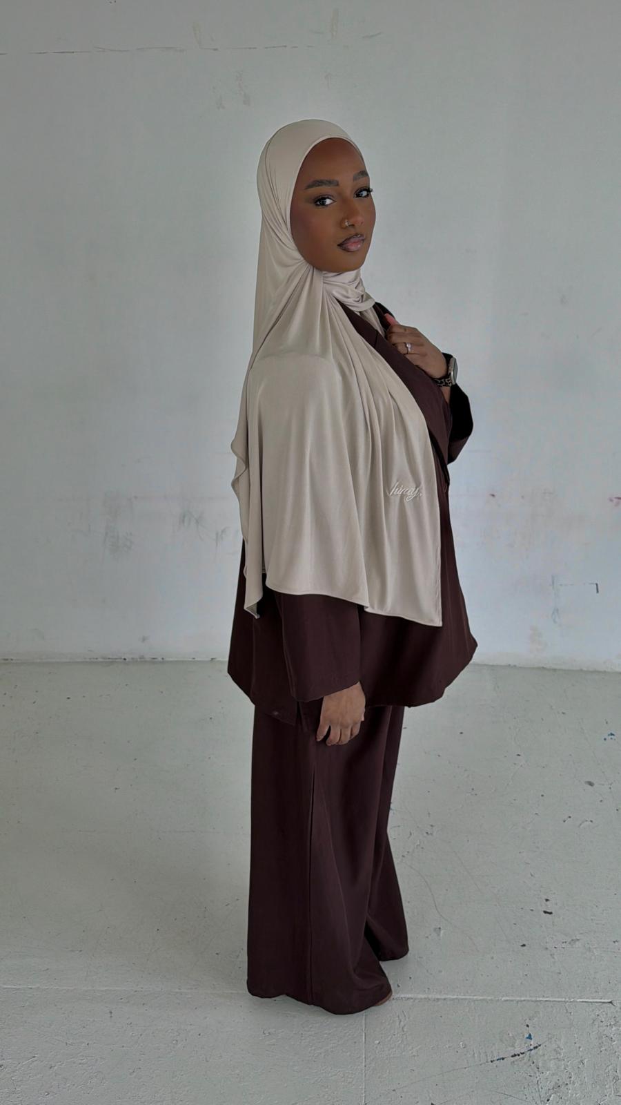 Voile liquide premium -Beige