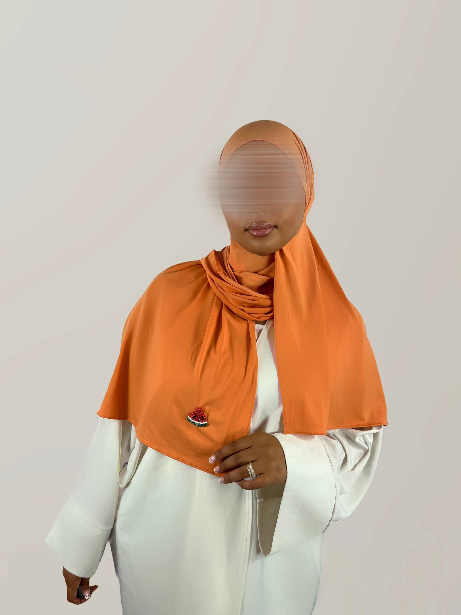 Voile en jersey premium HINEY – PALESTINE Orange