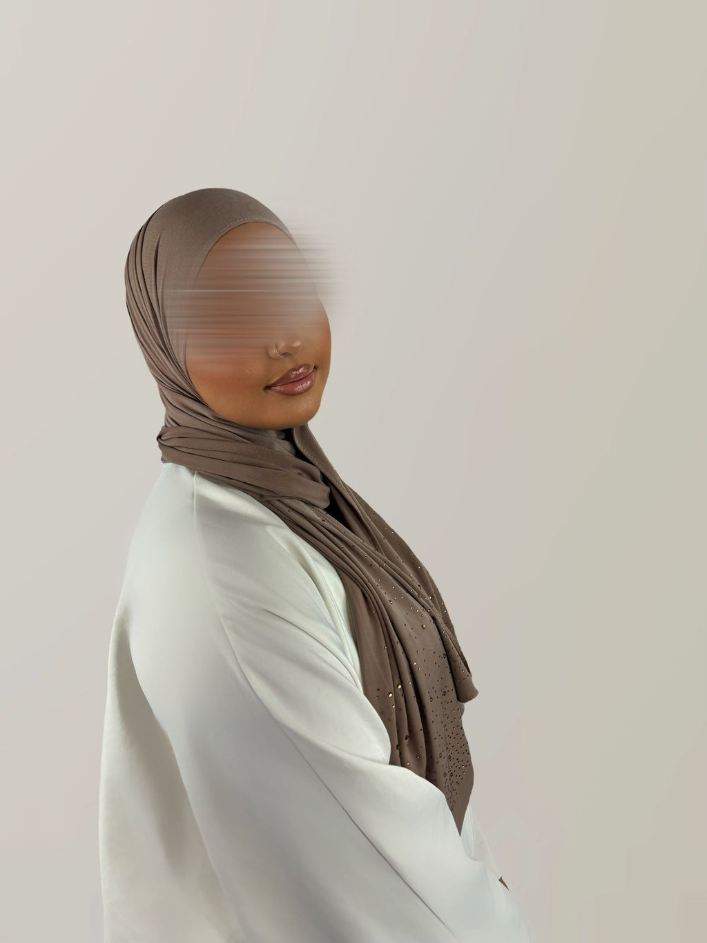 Voile Hiney sparkle - Taupe