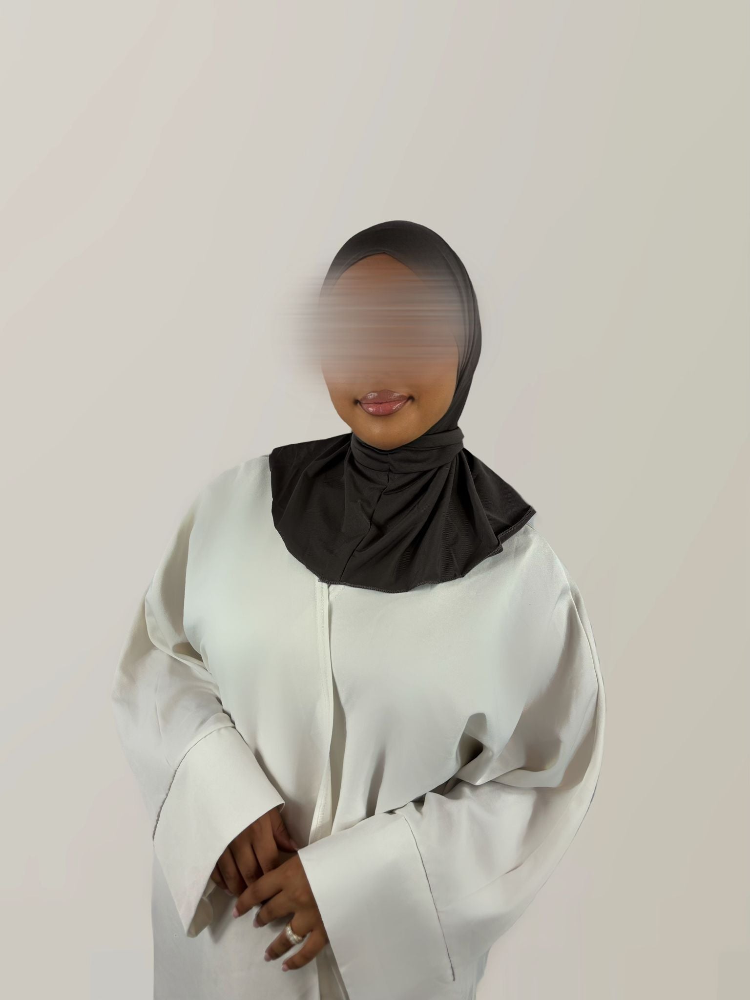Voile Jersey Premium à Clips – Taupe