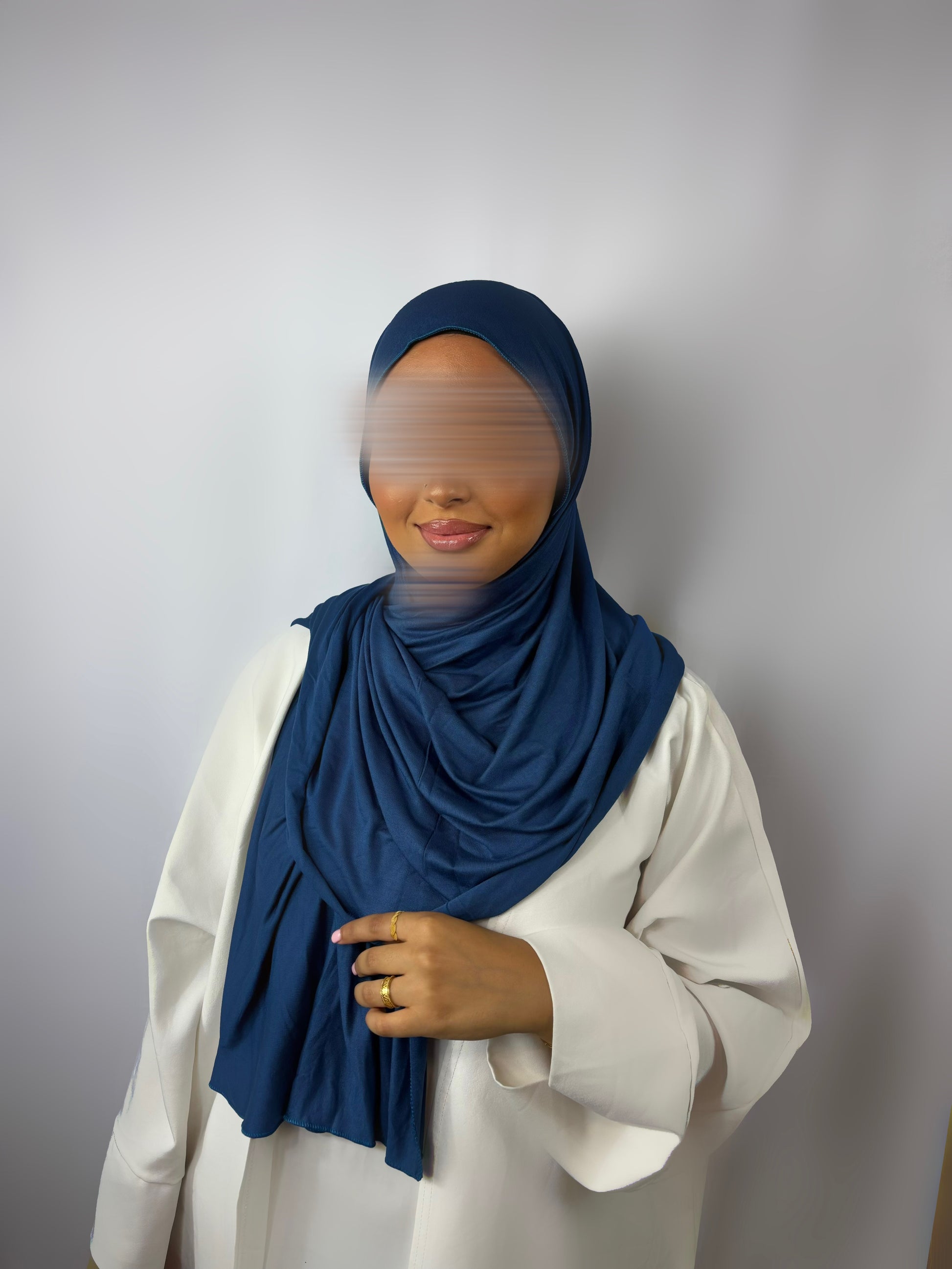 voile coton premium Bleu canard