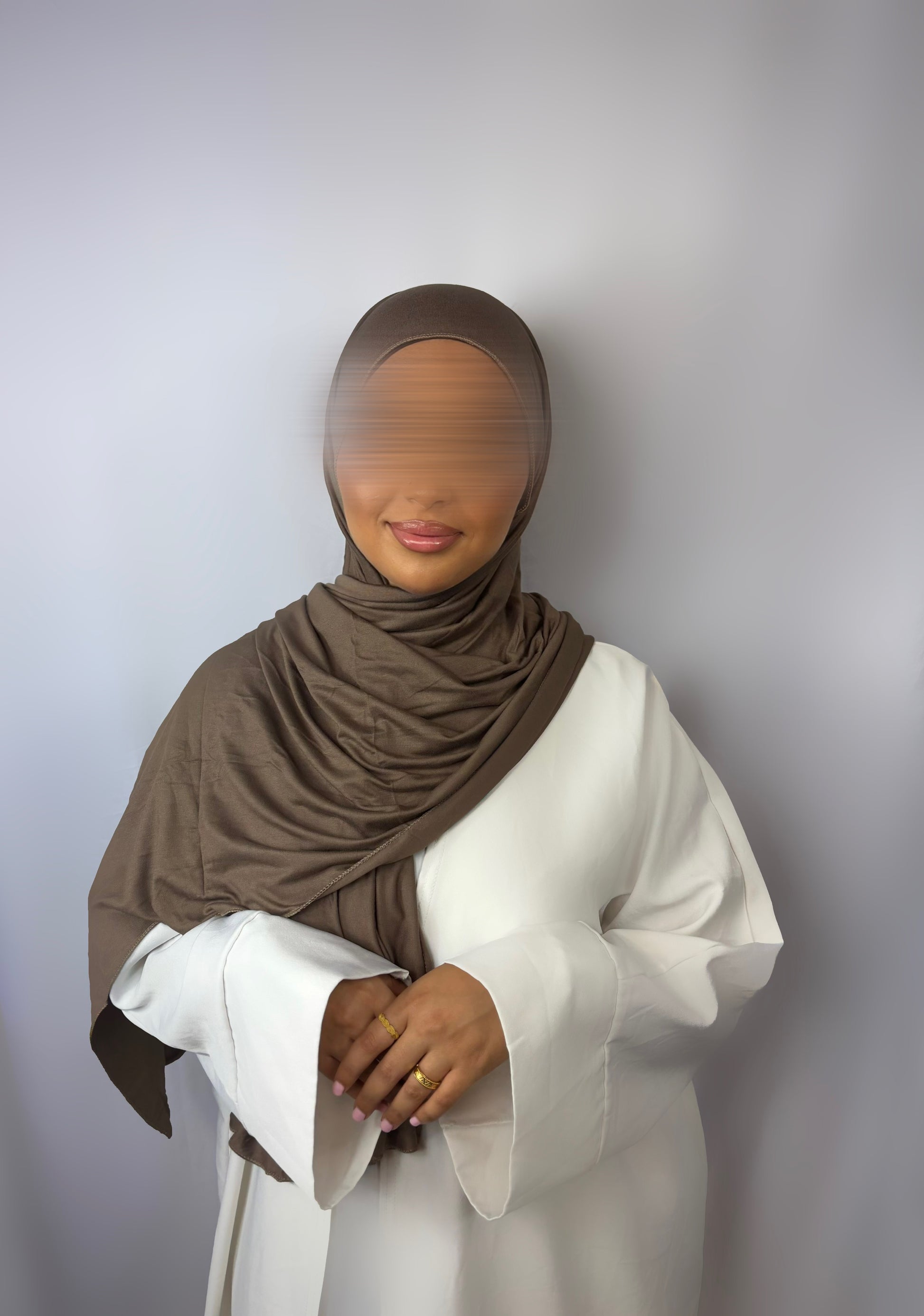 voile coton premium taupe 