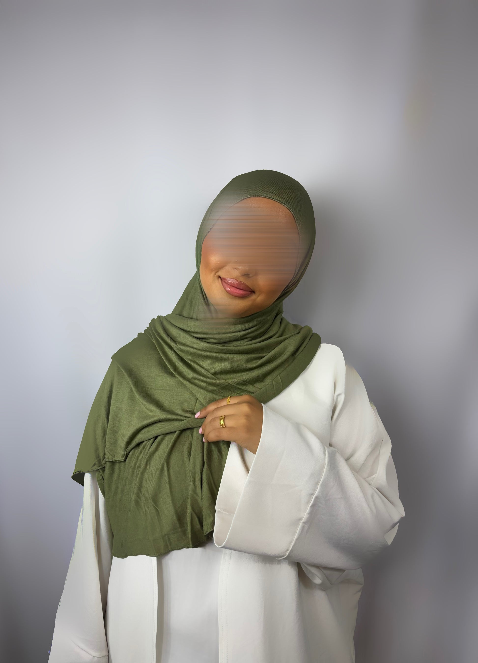 voile coton premium vert 